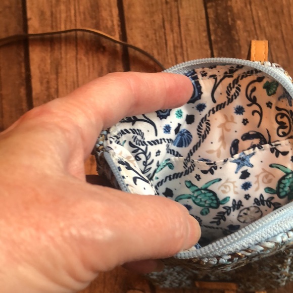 Vera Bradley Woven Mini Crossbody with Leather Strap - Picture 5 of 6